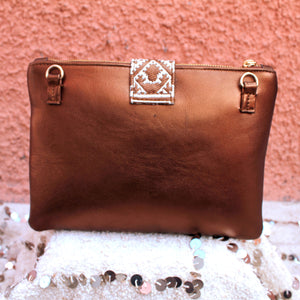 Lilia Clutch in Sorrel