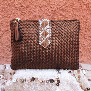 Lilia Clutch in Sorrel
